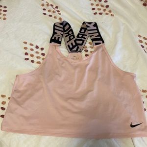 Pink Nike tank top
